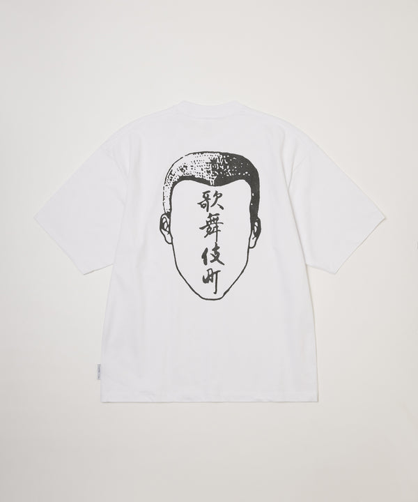 Kabukichou Tee Designed by Tomoo Gokita / White x Black