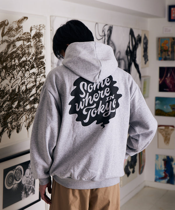 Hand Writing Logo Hoodie Designed by Tomoo Gokita