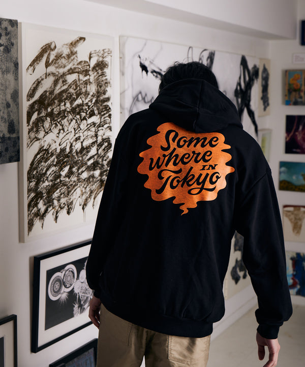 Hand Writing Logo Hoodie Designed by Tomoo Gokita
