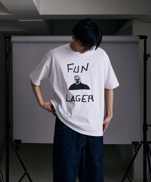 FUN LAGER Tee Designed by Tomoo Gokita / White