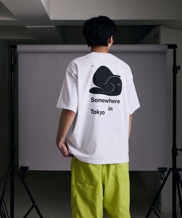 Somewhere Map Tee / Designed by Kamikene / White