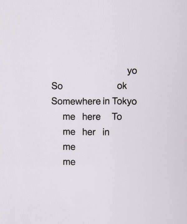 Somewhere Map Tee / Designed by Kamikene / White