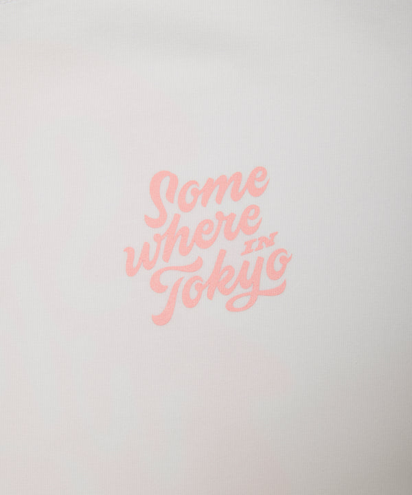 Logo Tee Designed by Shinya Nakahara / White Pink