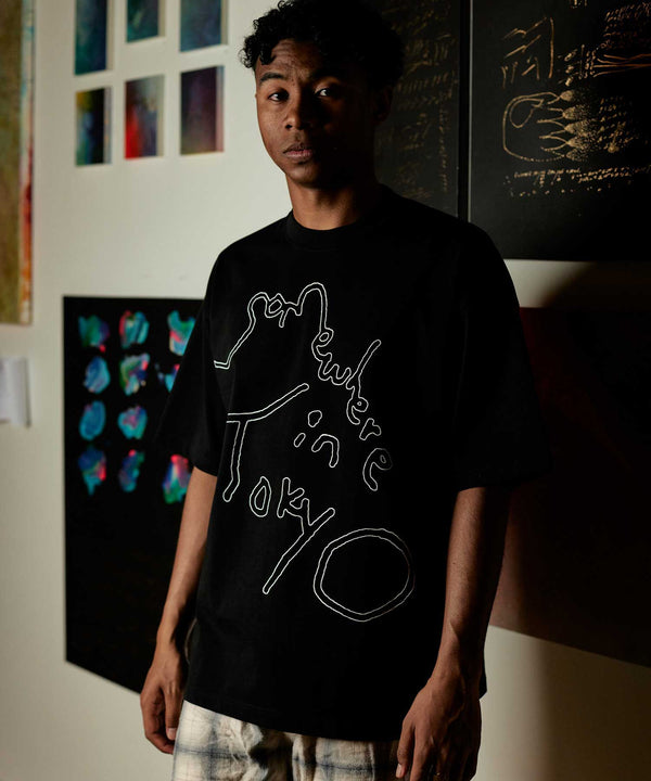Big Logo Tee / Designed by Tomoo Gokita - Black