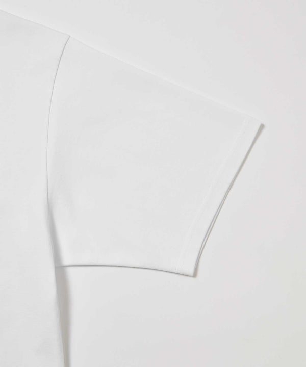 Small Logo Tee / Designed by Tomoo Gokita - White x Pink