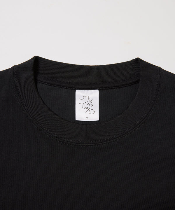 Small Logo Tee / Designed by Tomoo Gokita / Black x Yellow
