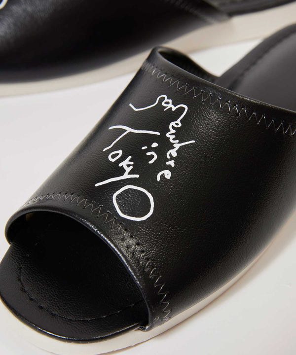 Synthetic Leather Slipper / Designed by Tomoo Gokita