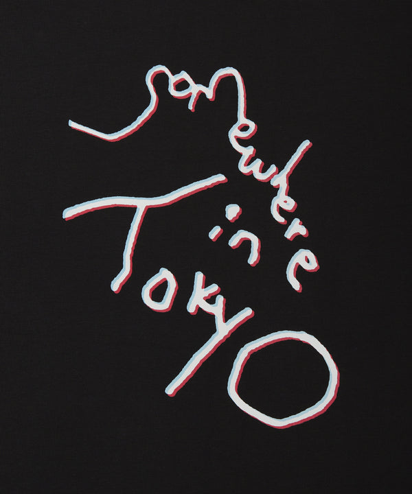 Anaglyph Logo Tee / Designed by Tomoo Gokita / Black