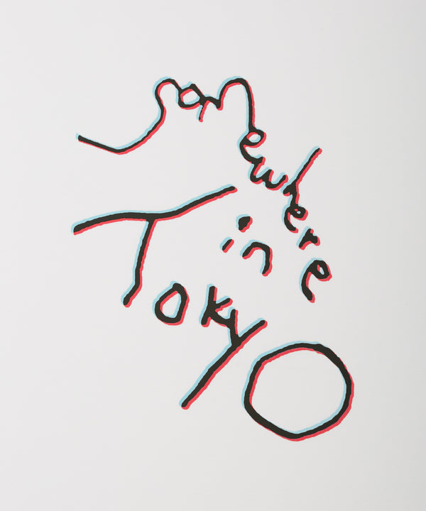 Anaglyph Logo Tee / Designed by Tomoo Gokita / White