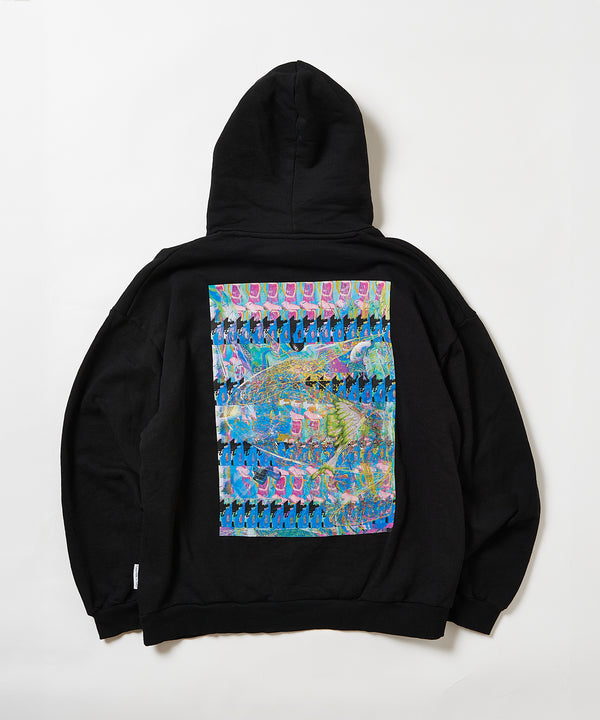 GOLDRAINFORESTHOP Hoodie / Artwork by ∈Y∋ (BOREDOMS)