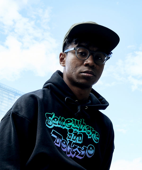 Gradation Logo Hoodie designed by KANAT TURBO