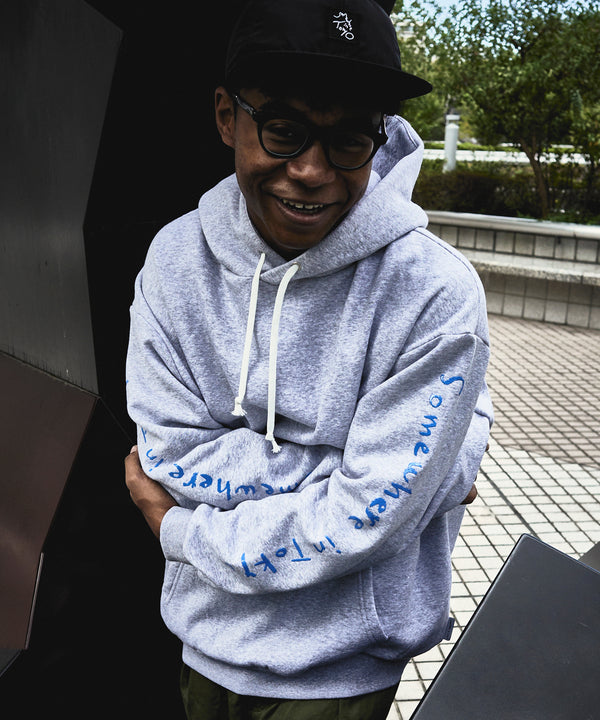 Sleeve Logo Hoodie Designed by Joji Nakamura