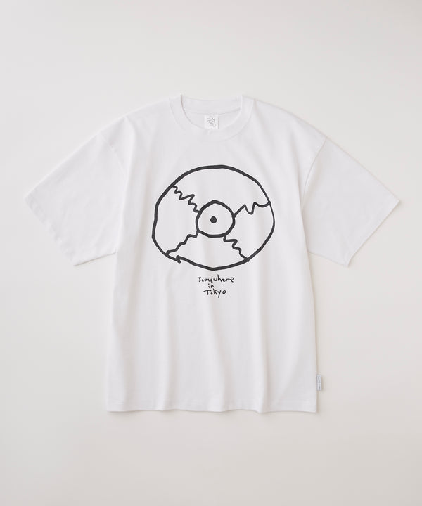 Record Logo Tee Designed by Tomoo Gokita / White