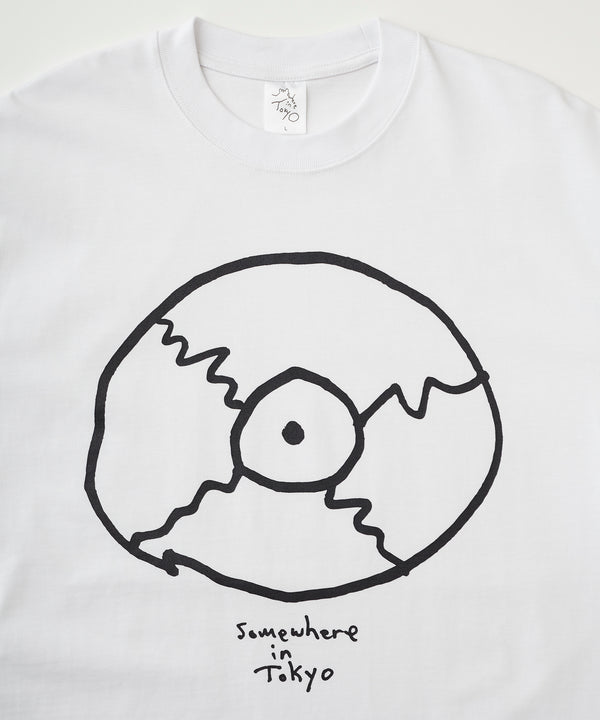 Record Logo Tee Designed by Tomoo Gokita / White