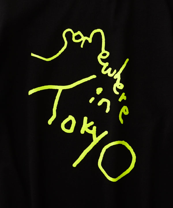 9.6oz Logo Tee - Black x Neon Yellow