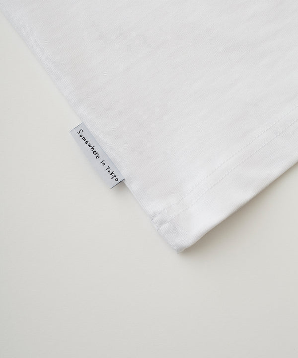 9.6oz Logo Tee - White x Neon Green