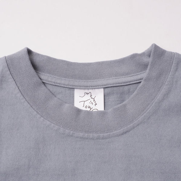 Garment Dye Embroidery Cropped Sleeve