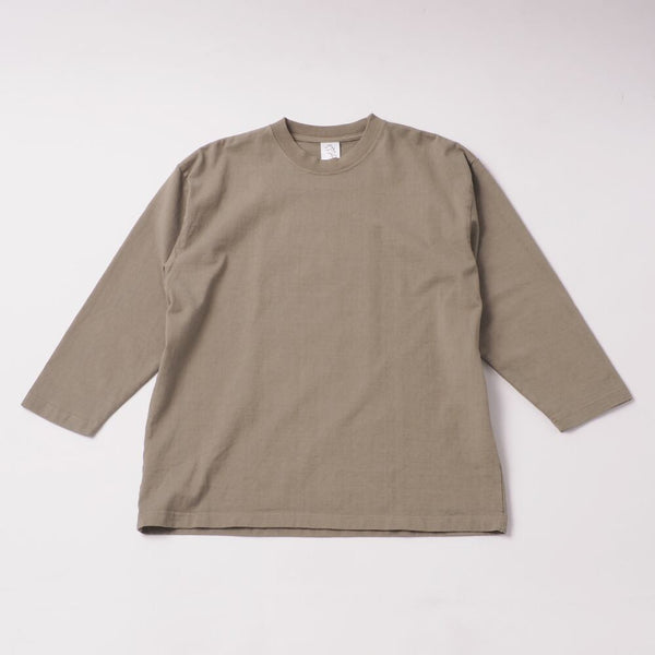 Garment Dye Embroidery Cropped Sleeve