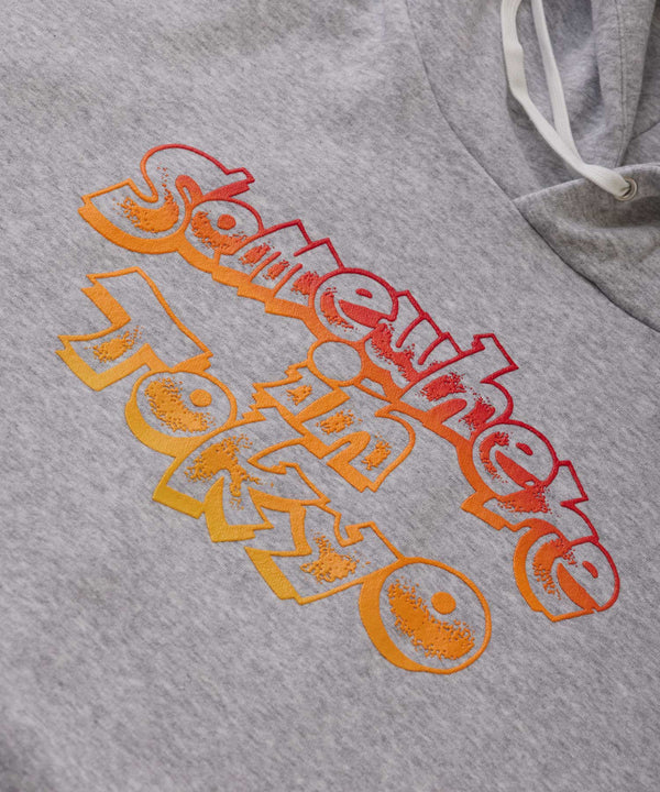 Gradation Logo Hoodie designed by KANAT TURBO