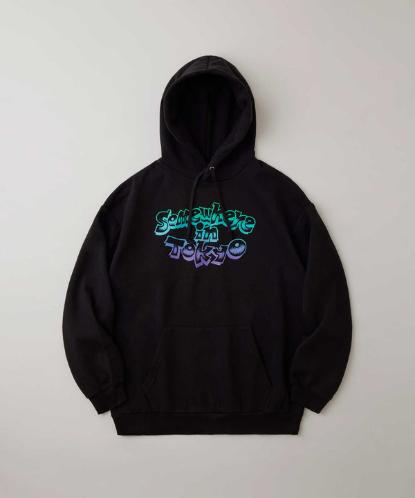 Gradation Logo Hoodie designed by KANAT TURBO