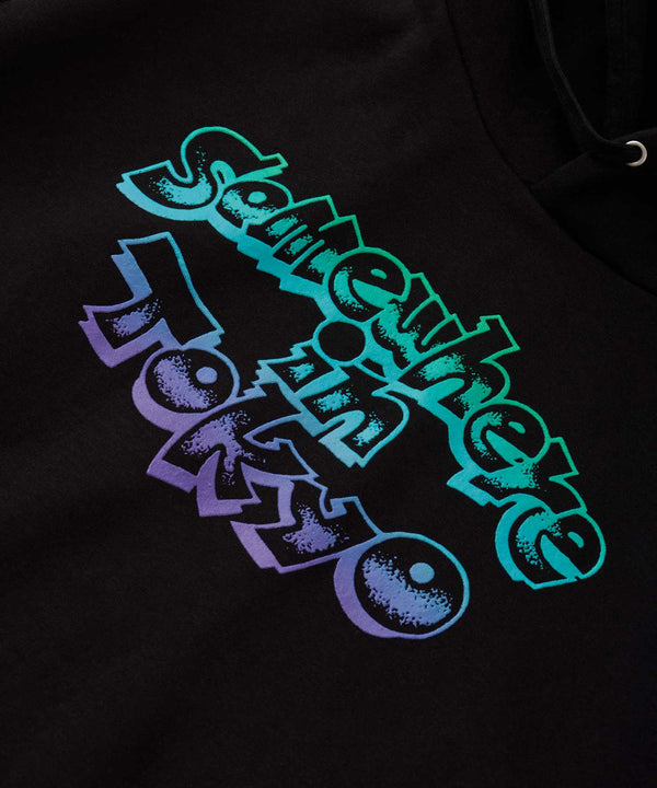 Gradation Logo Hoodie designed by KANAT TURBO