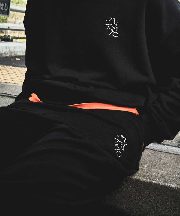 Emb'd Logo Sweat Pants Desigened by Tomoo Gokita