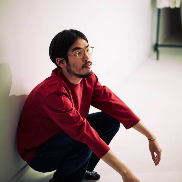 Garment Dye Embroidery Cropped Sleeve