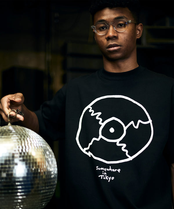 Record Logo Tee Designed by Tomoo Gokita / Black