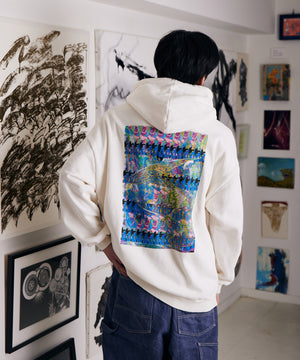 GOLDRAINFORESTHOP Hoodie / Artwork by ∈Y∋ (BOREDOMS)