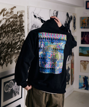 GOLDRAINFORESTHOP Hoodie / Artwork by ∈Y∋ (BOREDOMS)