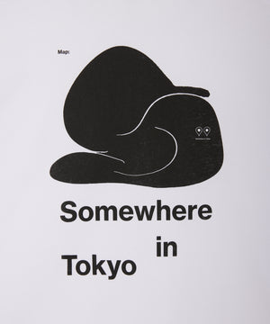 Somewhere Map Tee / Designed by Kamikene / White