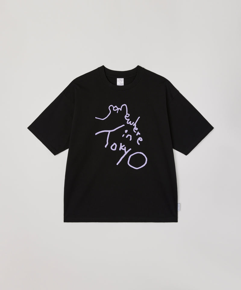 Logo Tee / Designed by Tomoo Gokita / Black x Purple