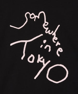 Logo Tee / Designed by Tomoo Gokita / Black x Lite Pink