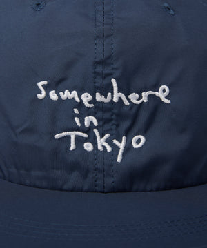 Hand written Logo Cap / Design by Tomoo Gokita / Navy x LT Blue