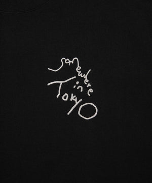 Small Logo Tee / Designed by Tomoo Gokita - Black x Silver