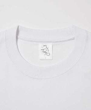 Big Logo Tee / Designed by Tomoo Gokita - White x Black