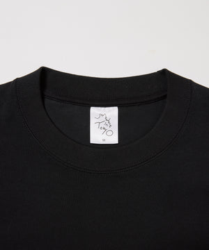 Logo Tee / Designed by Tomoo Gokita / Black x Lite Pink