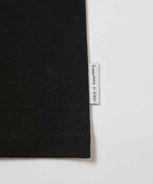 Small Logo Tee / Designed by Tomoo Gokita - Black x Silver