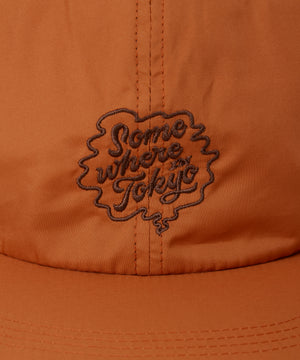 6 Panel Logo Cap / Design by Shinya Nakahara / Orange x DK.Brown