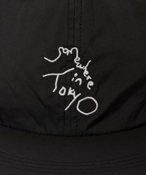 6 Panel Logo Cap / Design by Tomoo Gokita / Black x White