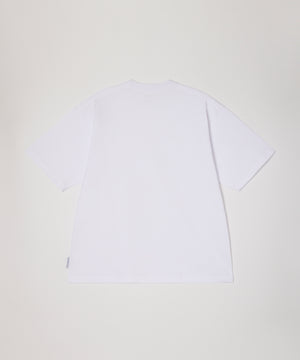 9.6oz Logo Tee / Designed by Tomoo Gokita - White x Black