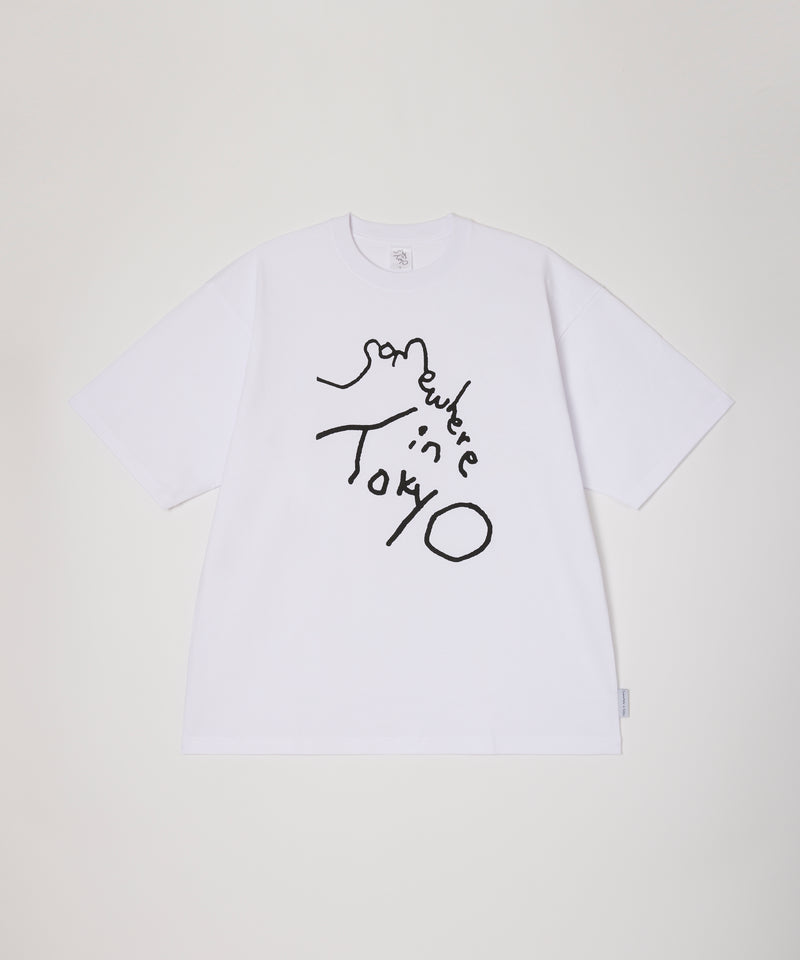 Logo Tee / Designed by Tomoo Gokita - White x Black