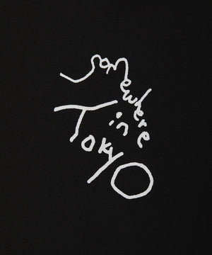 Small Logo Tee / Designed by Tomoo Gokita / Black x White