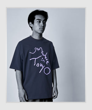 Logo Tee / Designed by Tomoo Gokita / Black x Purple
