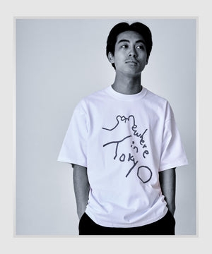 Logo Tee / Designed by Tomoo Gokita - White x Black