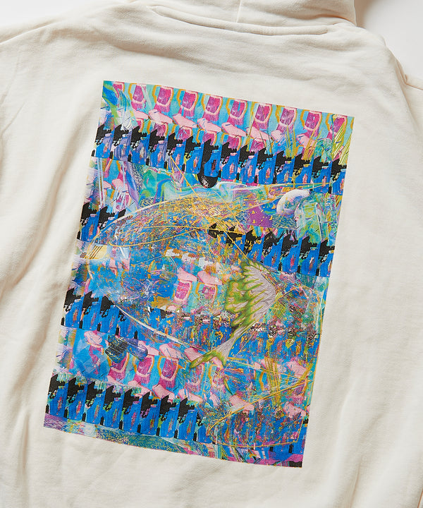 GOLDRAINFORESTHOP Hoodie / Artwork by ∈Y∋ (BOREDOMS)