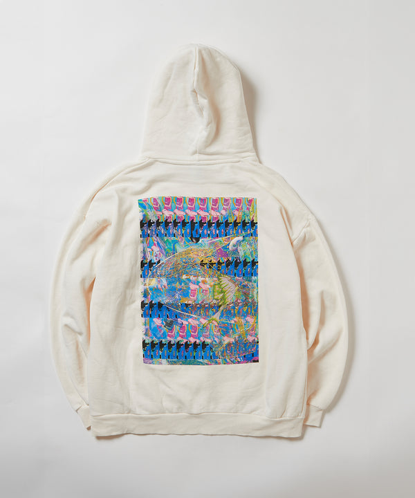 GOLDRAINFORESTHOP Hoodie / Artwork by ∈Y∋ (BOREDOMS)