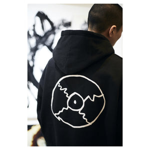 Record Emb'd 80/20 Hoodie / Designed by Tomoo Gokita
