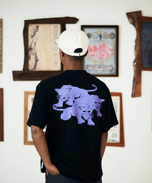 3 Panther Tee  / Designed by BUSH / Black
