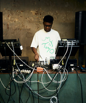 9.6oz Logo Tee - White x Neon Green